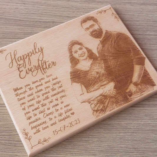 Engraved Wooden Frame